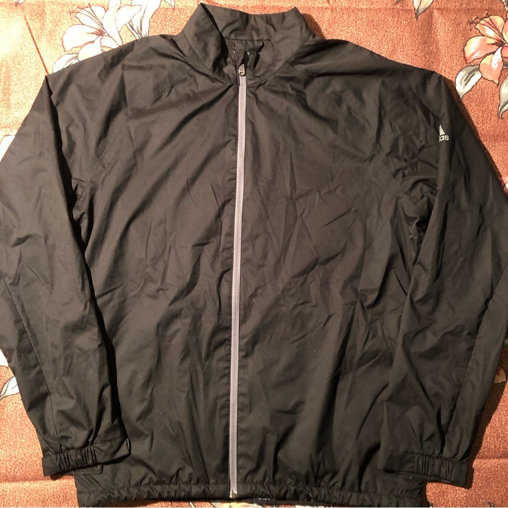 Adidas Climastorm Golf Jacket Mens size Medium Black